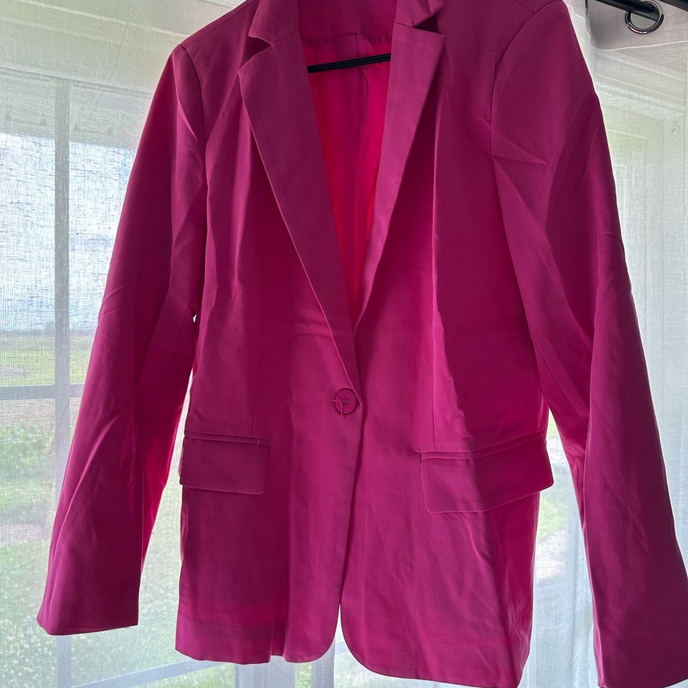 Source Unknown Fuchsia Blazer